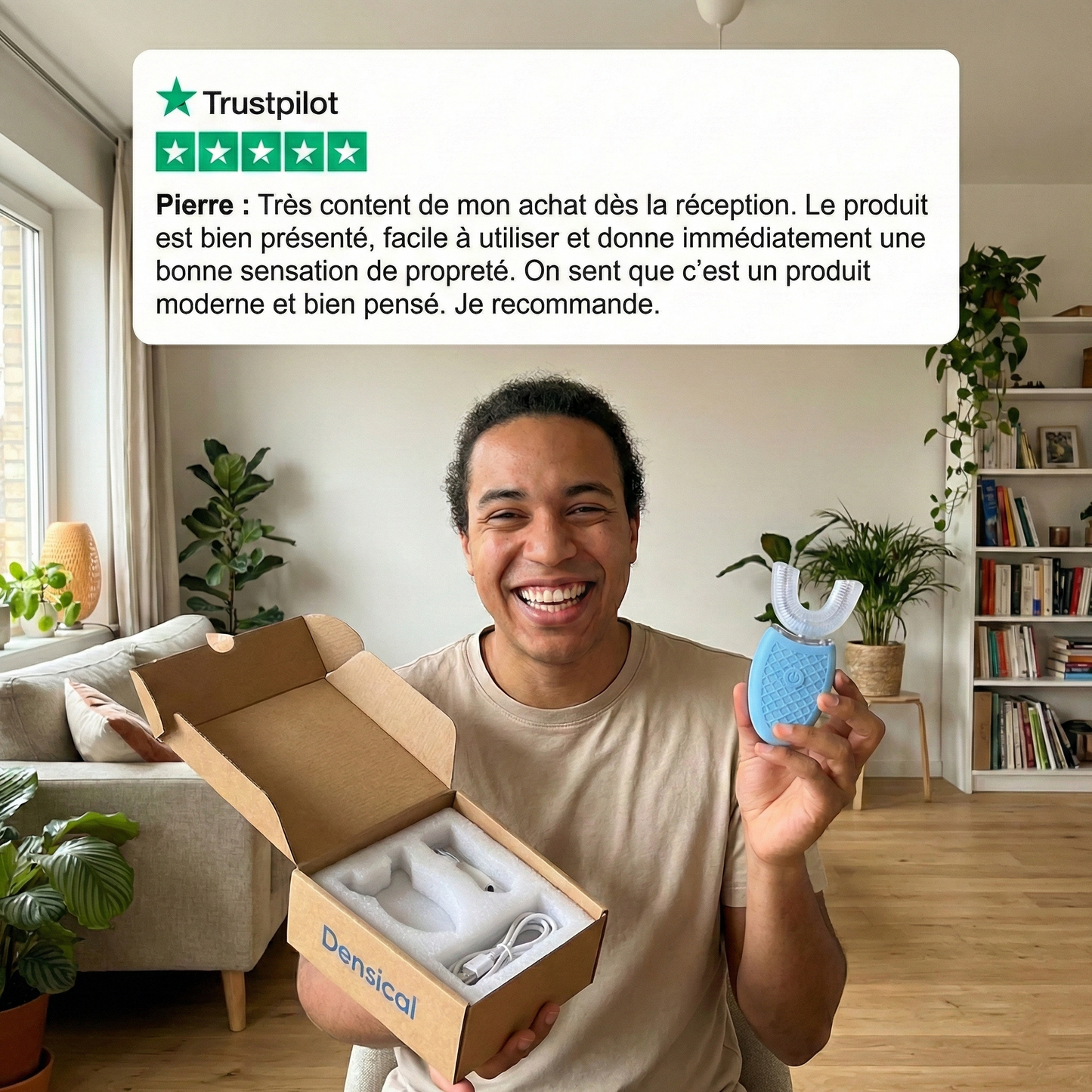 Brosse éléctrique 360°